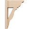 Ekena Millwork 8-in W x 16-in D x 24-in H Funston Trad Rough Cedar Woodgrain TimberThane Outlooker, Primed Tan OUTUR080X16X24FST04RCPR - alternate 5